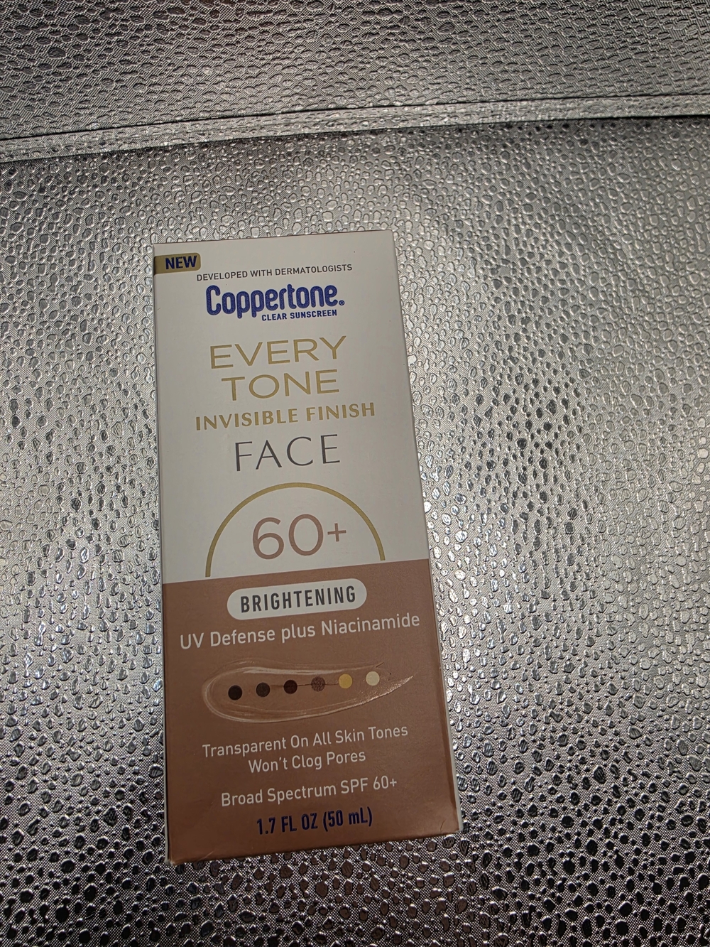 Coppertone Every Tone Invisible Finish Face SPF 60+ Brightening - Tan
